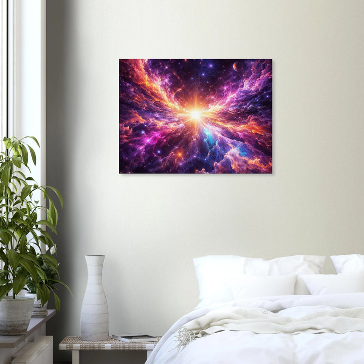 Ethreal Cosmos – Das leuchtende Zentrum des Unendlichen - Simpls space print-Print Material