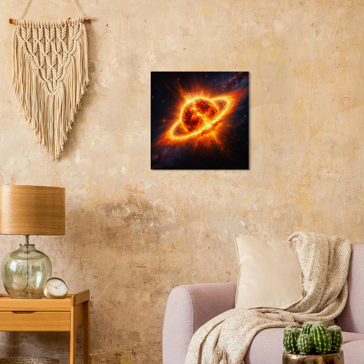 Inferno – Die brennende Geburt des Kosmos - Simpls space print-Print Material