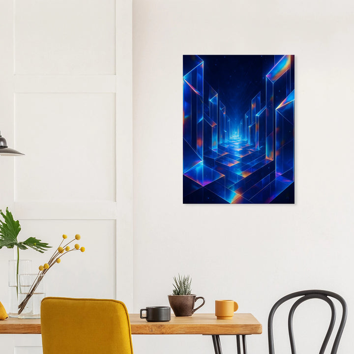 Prism Pathway – Der leuchtende Weg ins Unbekannte - Simpls space print-Print Material