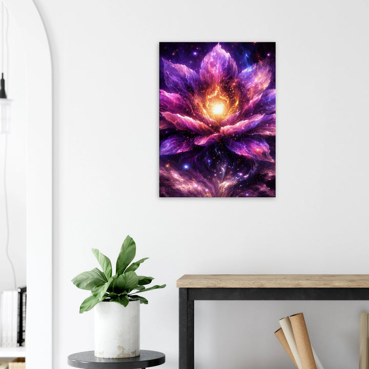 Voidflower Ritual – Wo Stille zu kosmischem Licht erblüht - Simpls space print-Print Material