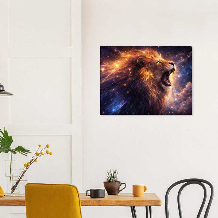 Galactic Roar – Die Stimme deiner kosmischen Kraft - Simpls space print-Print Material