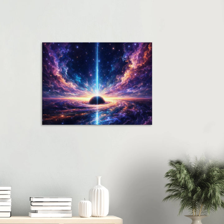 Voidlight Horizon – Der Übergang zwischen Leere und Licht - Simpls space print-Print Material