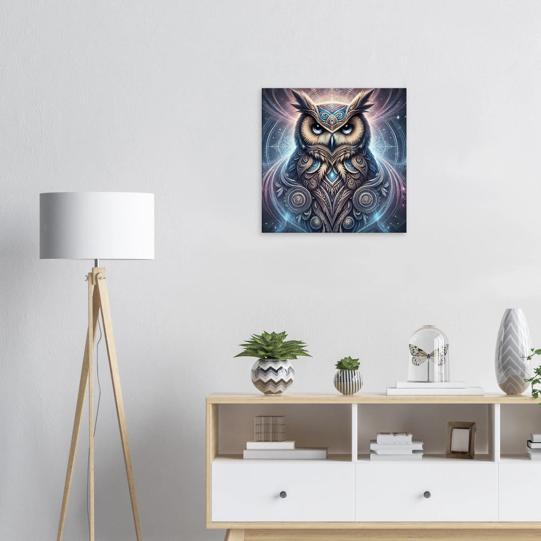 Totem Eule – Hüterin der Weisheit und leisen Magie - Simpls space print-Print Material