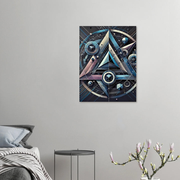 Triangels – Die Harmonie der Dimensionen - Simpls space print-Print Material