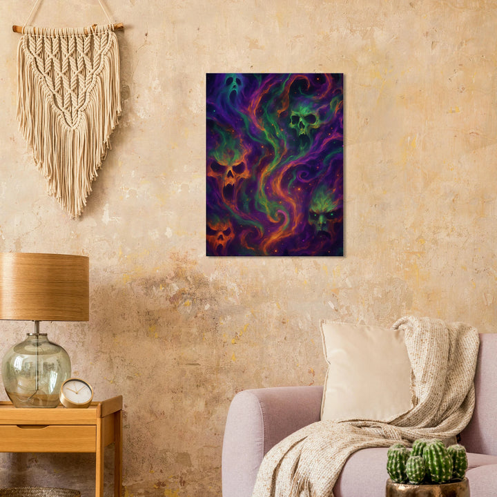 Ghoul Nebula - Halloween - Simpls space print - Print Material