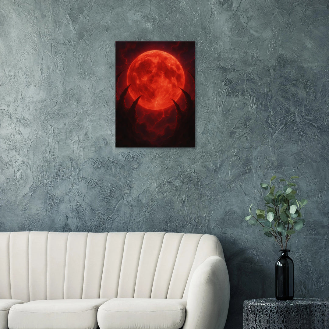 Blood Moon Nexus- Halloween - Simpls space print-Print Material