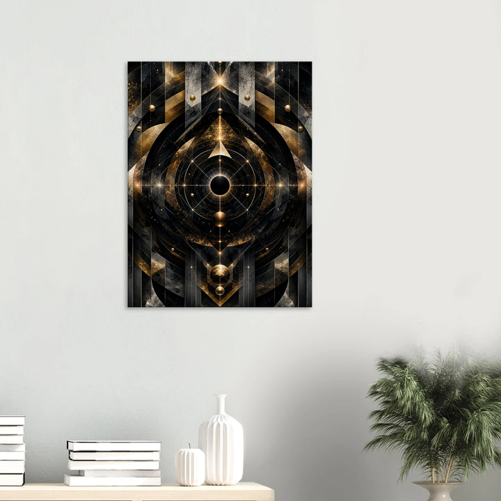 Eventide Engine – Wo kosmische Präzision erwacht - Simpls space print-Print Material