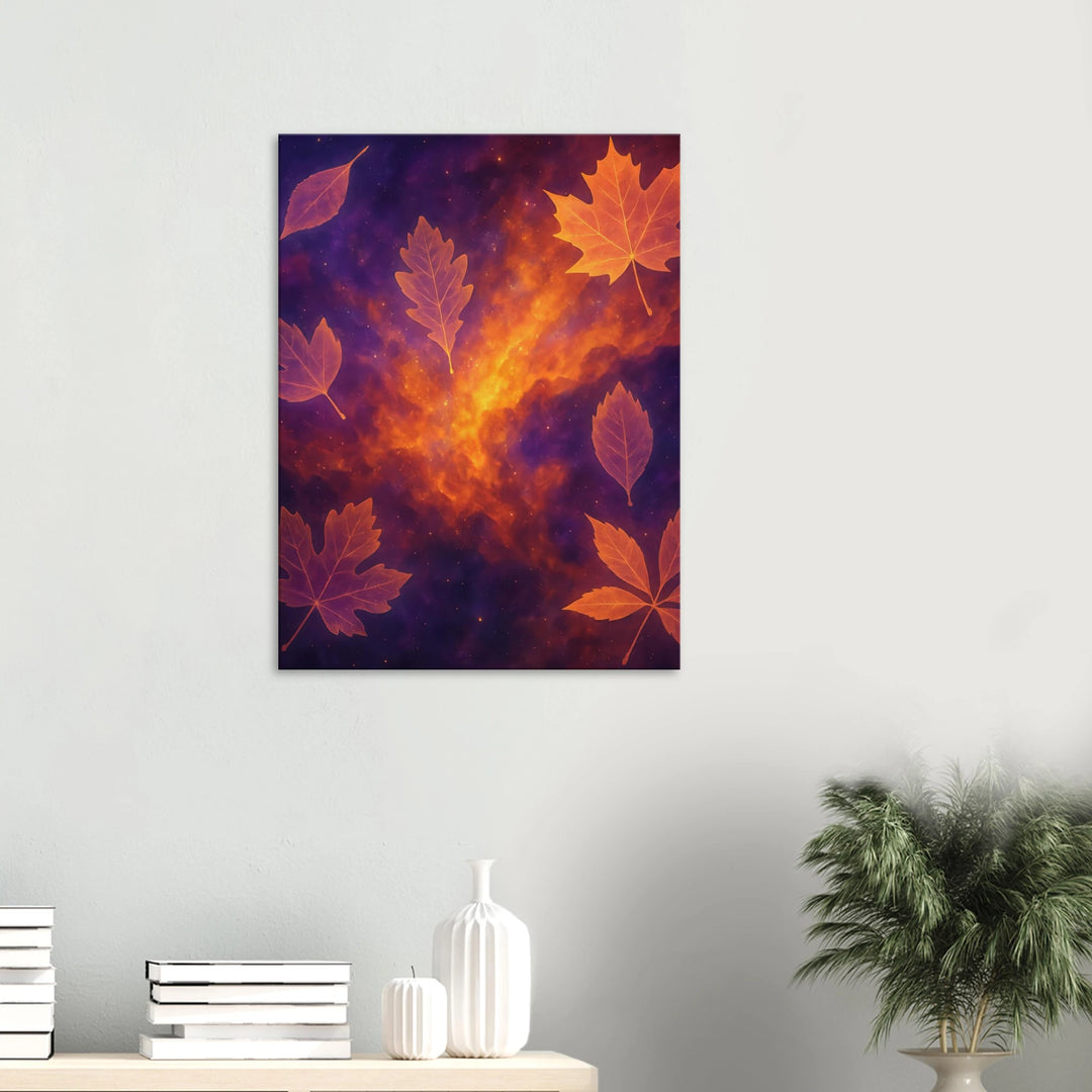 Twilight Leaves - Simpls space print - Print Material