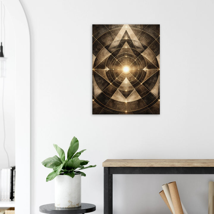 Calculated Stillness – Die Geometrie der inneren Ruhe - Simpls space print - Print Material