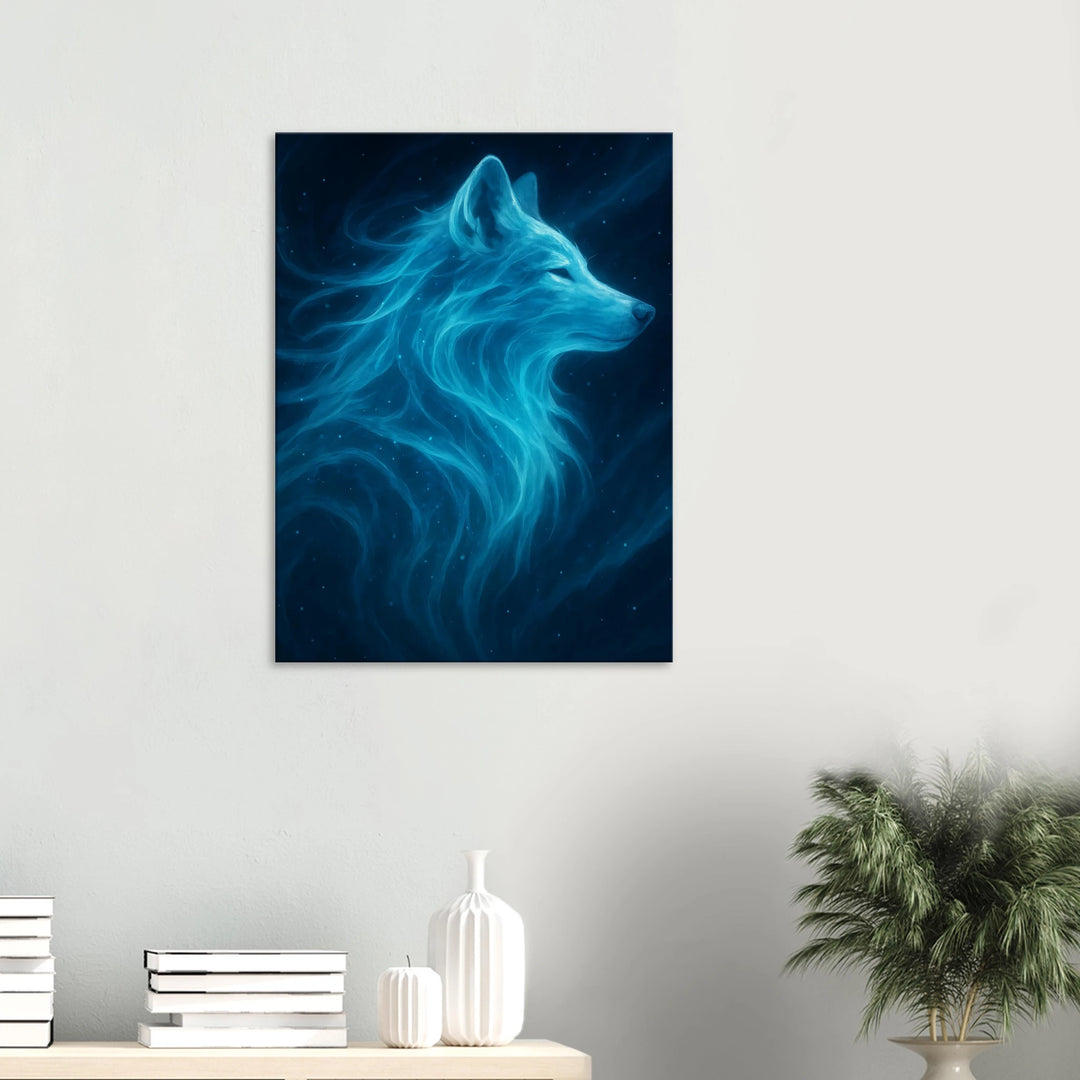Lunar Howl – Der Ruf der Seele im silbernen Wind - Simpls space print-Print Material