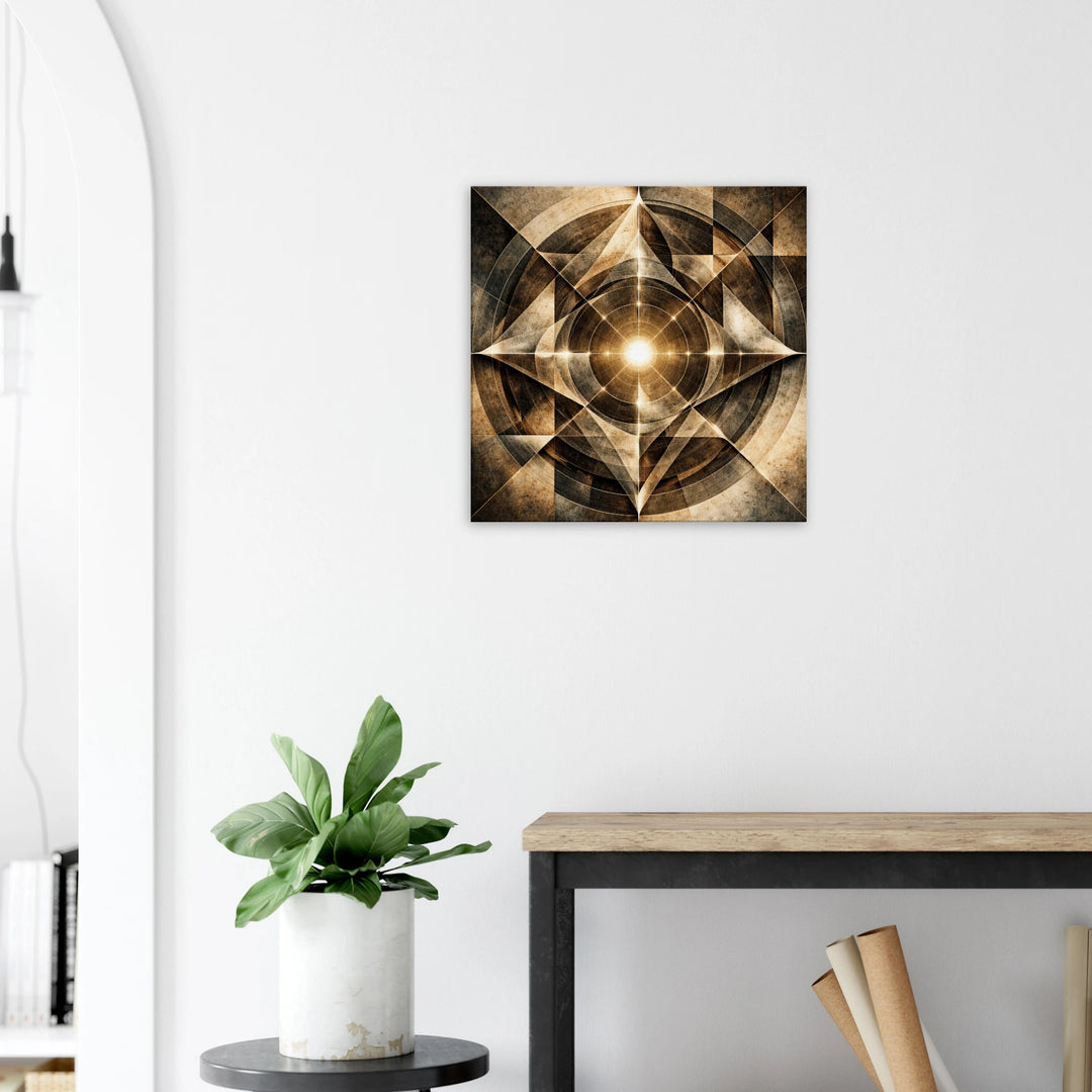 Form Before Meaning – Die stille Wahrheit der Ordnung - Simpls space print - Print Material