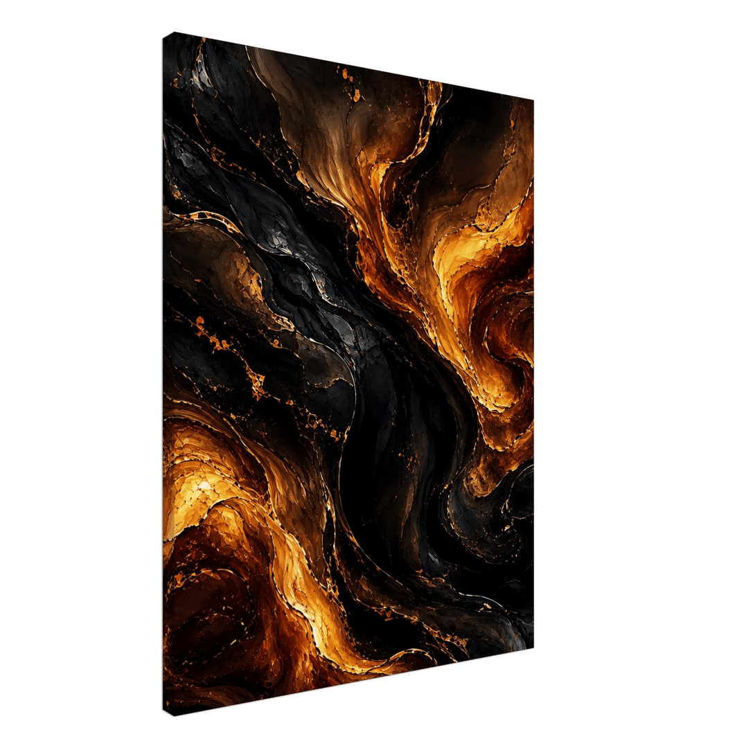 Molten Reverie – Wo Feuer zur fließenden Eleganz wird - Simpls space print-Print Material