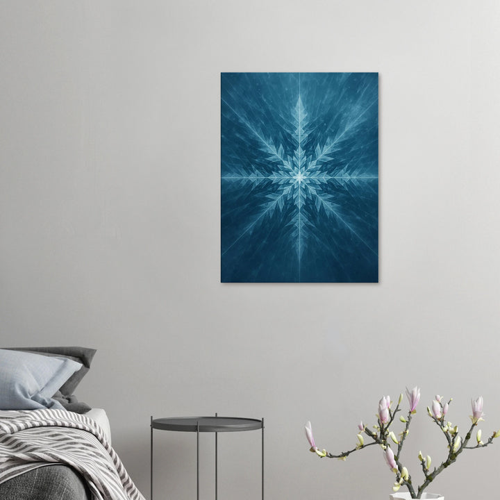 Fractal Blizzard - Simpls space print - Print Material