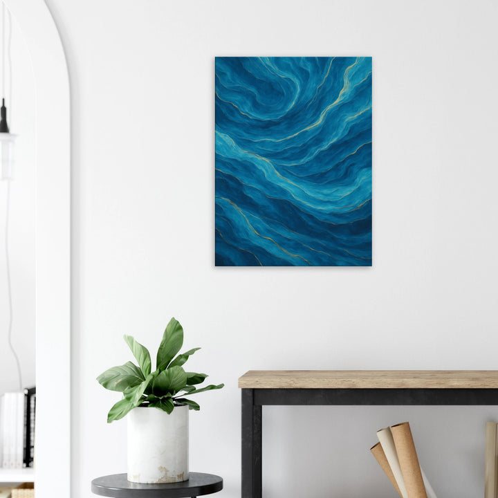 Lapis Tides – Die leise Melodie des fließenden Lichts - Simpls space print-Print Material