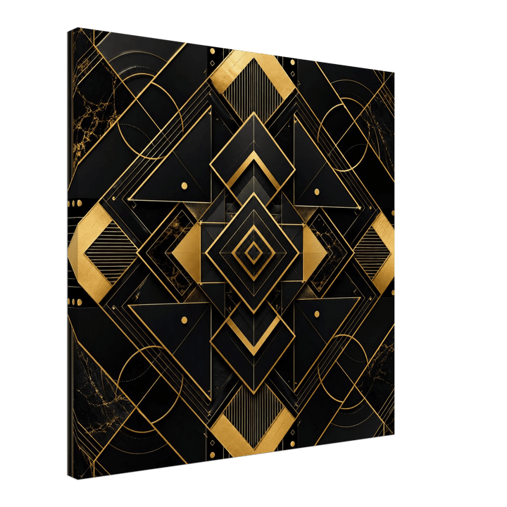 Golden Nexus – Wo Luxus auf perfekte Balance trifft - Simpls space print - Print Material