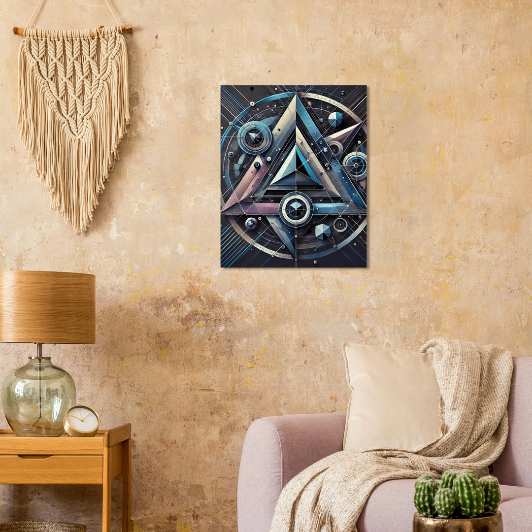 Triangles - Simpls space print - Print Material