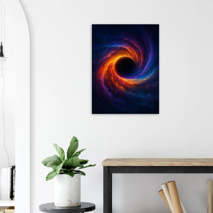 Spectra Collapse – Der Tanz des Lichts im Herzen der Dunkelheit - Simpls space print-Print Material