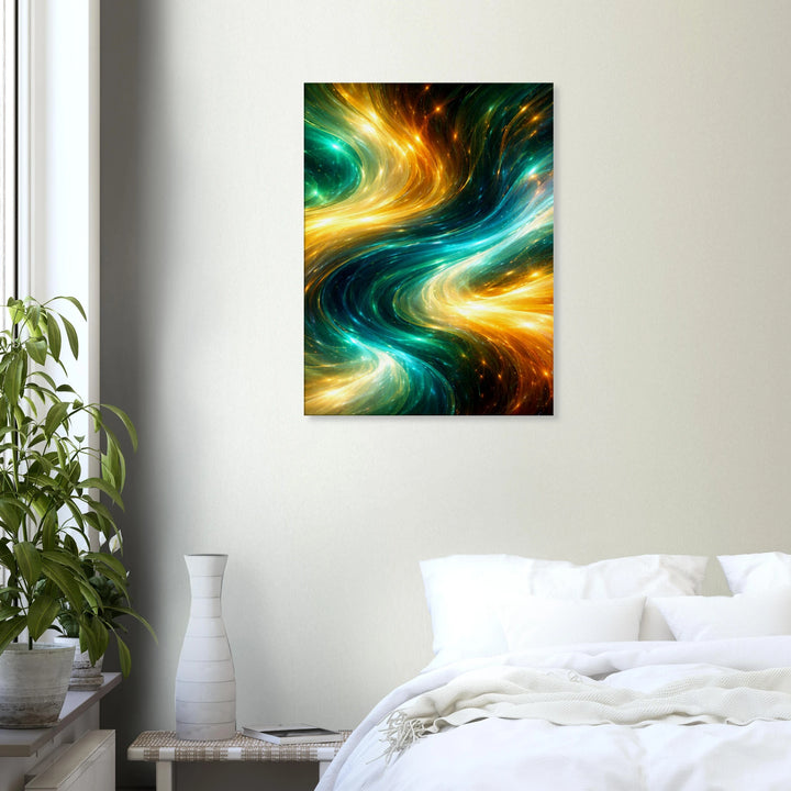 Velvet Plasma – Wie fließendes Licht den Raum veredelt - Simpls space print-Print Material