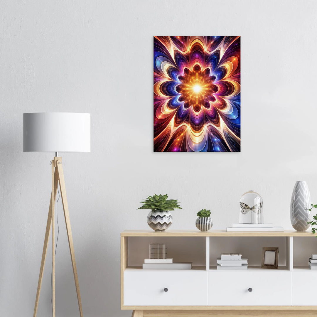 Sacred Pulse – Der Herzschlag des Universums - Simpls space print-Print Material