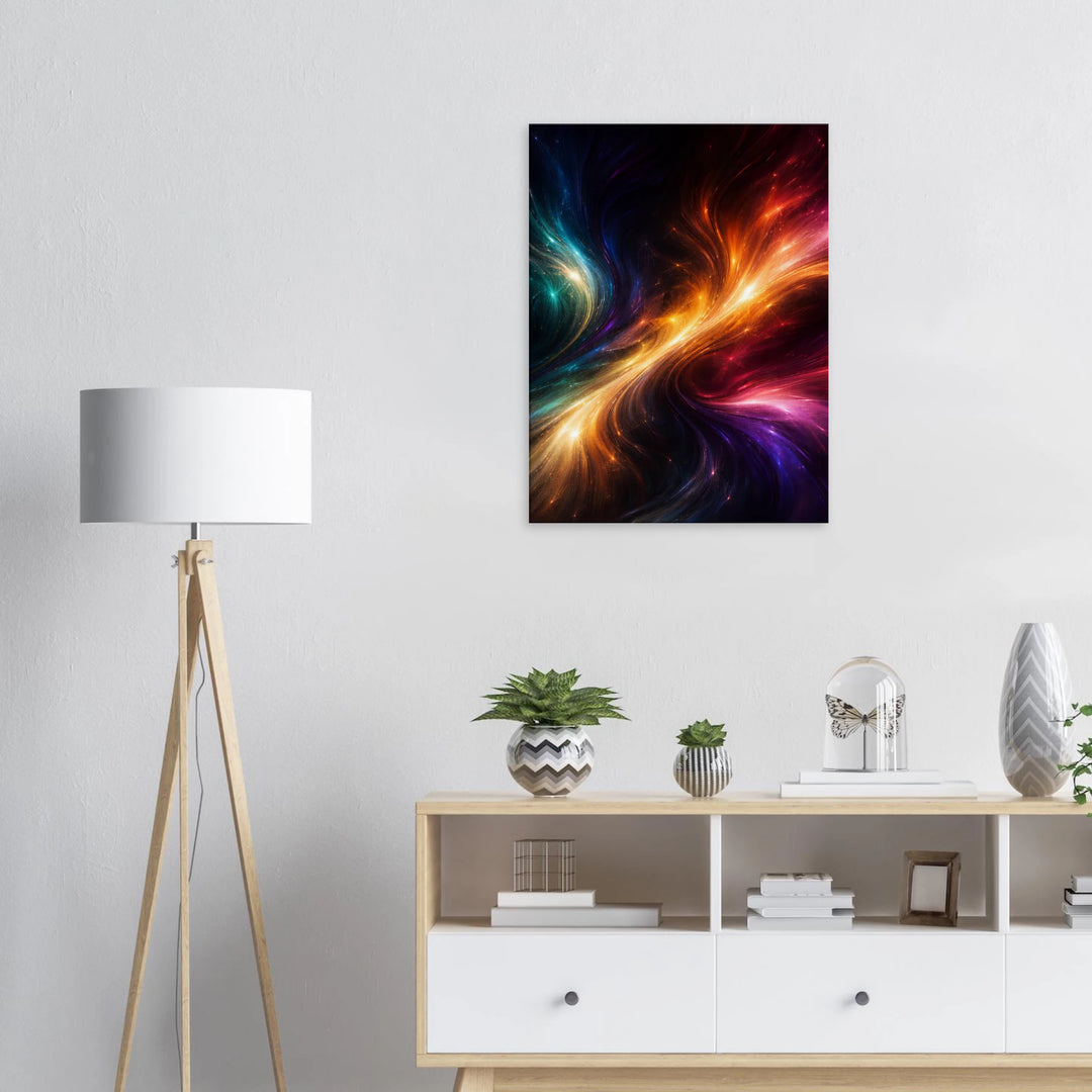 Rasidual Hue – Wo Licht und Tiefe verschmelzen - Simpls space print-Print Material