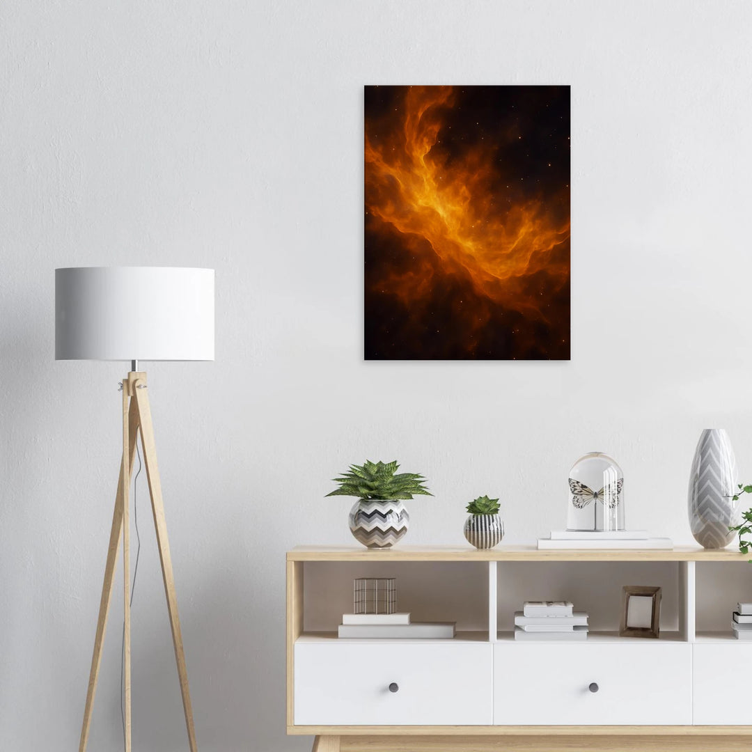 Amber Veil - Simpls space print-Print Material