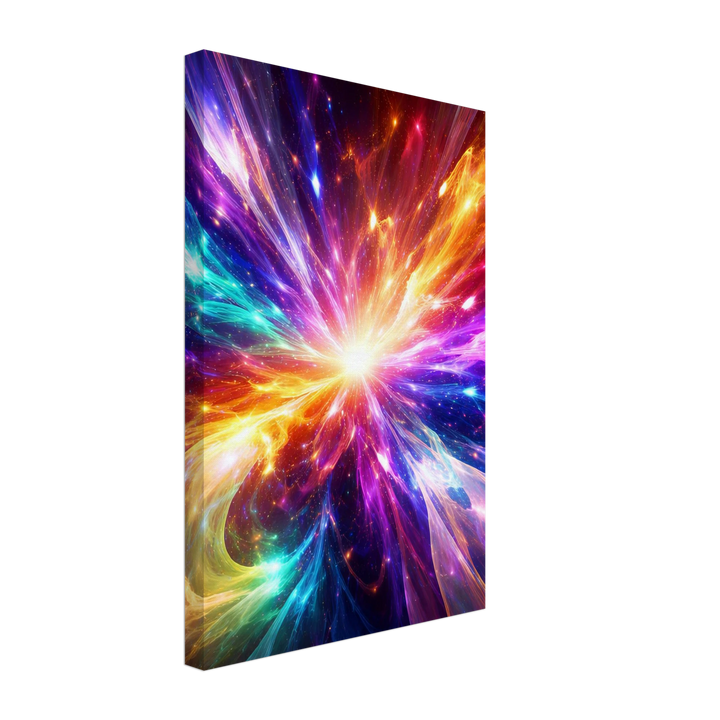 Prismatic Collapse – Wo Farben zu purem Licht explodieren - Simpls space print - Print Material