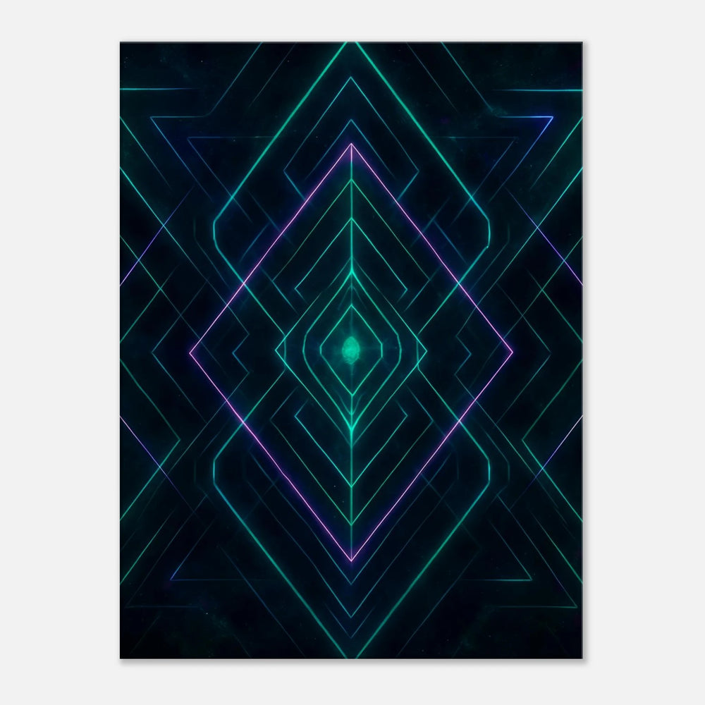 Quantum Veil - Simpls space print - Print Material