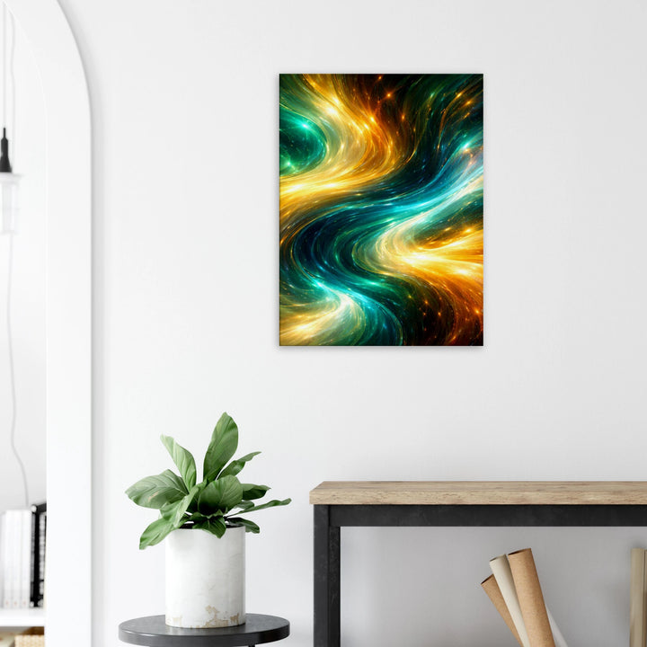 Velvet Plasma – Wie fließendes Licht den Raum veredelt - Simpls space print-Print Material