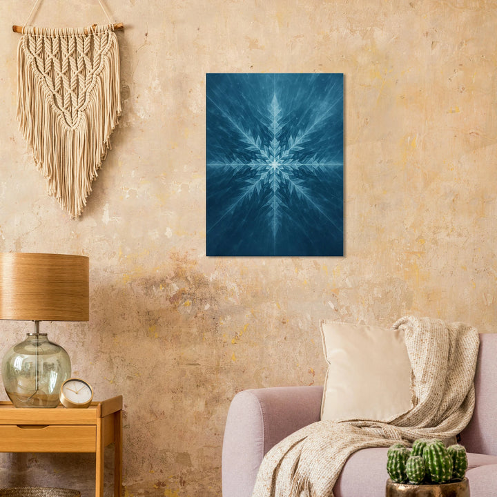 Fractal Blizzard - Simpls space print - Print Material