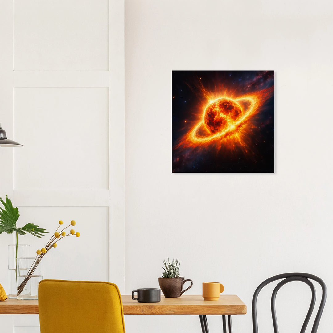 Inferno – Die brennende Geburt des Kosmos - Simpls space print-Print Material