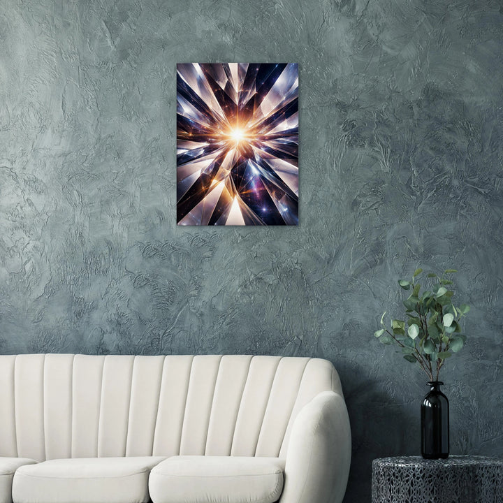 Crystal Plane – Der Moment, in dem Klarheit entsteht - Simpls space print-Print Material