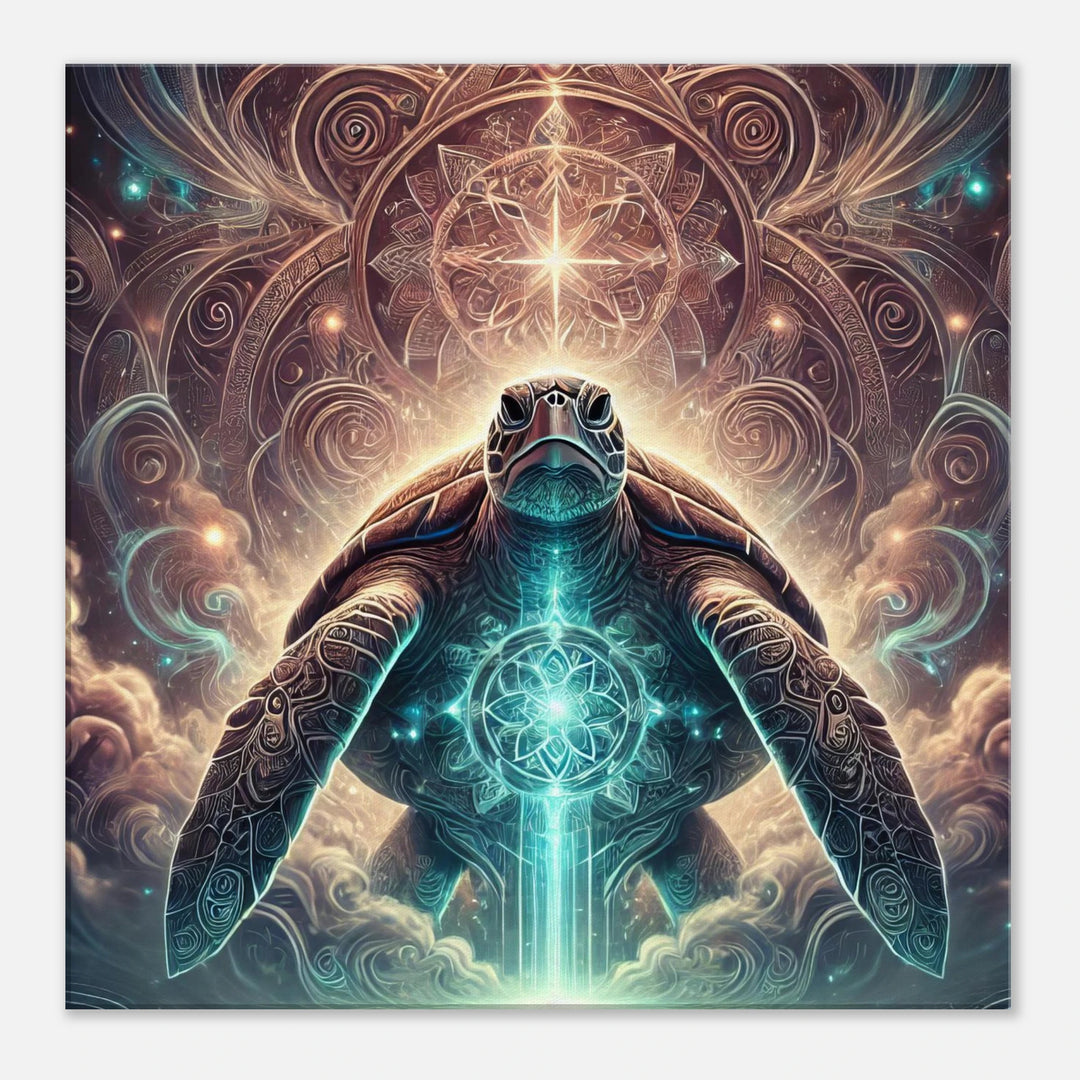 Totem - Schildkröte - Simpls space print - Print Material