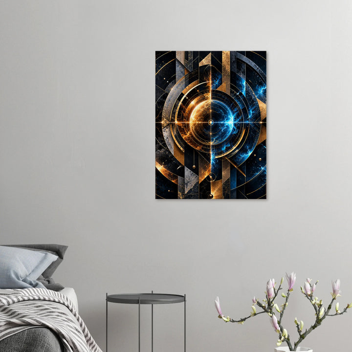 Aehter Komplex – Wo Struktur zu kosmischer Energie wird - Simpls space print-Print Material