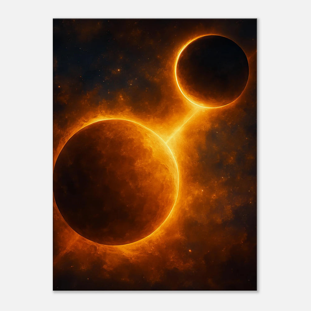 Golden Equinox - Simpls space print - Print Material