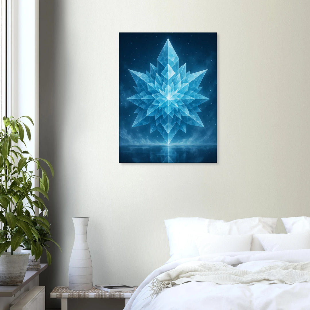 Arctic Mirage – Das gefrorene Flüstern der Unendlichkeit - Simpls space print-Print Material