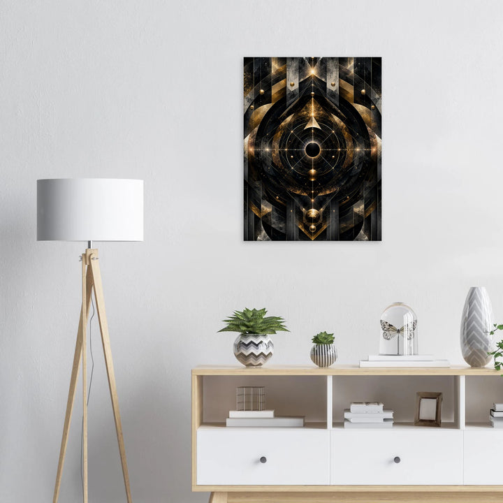 Eventide Engine – Wo kosmische Präzision erwacht - Simpls space print-Print Material