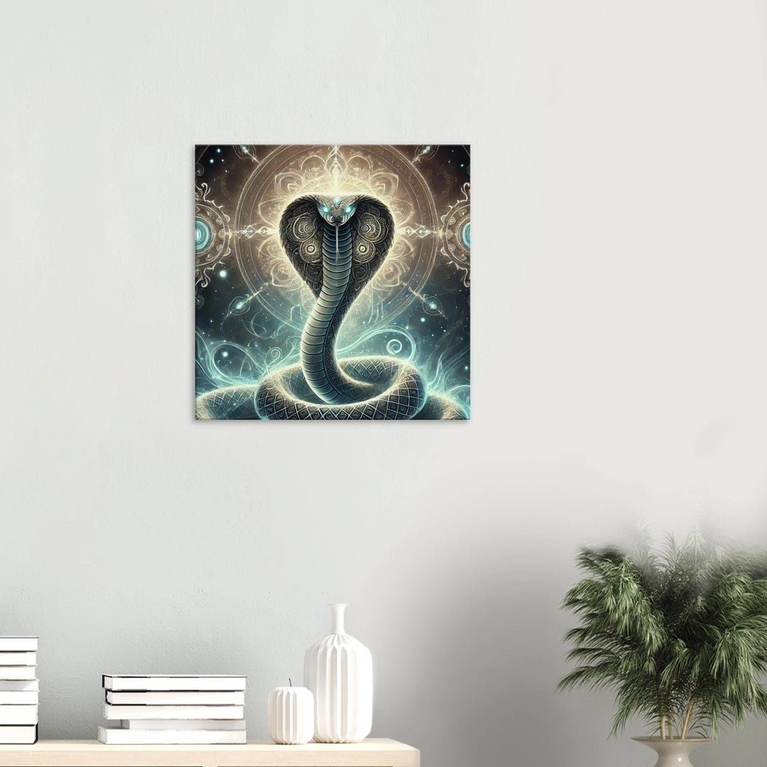 Totem Schlange – Die Kraft der Wandlung in ihrer stillen Eleganz - Simpls space print-Print Material
