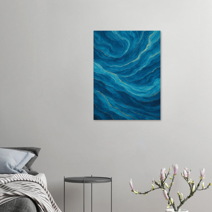 Lapis Tides – Die leise Melodie des fließenden Lichts - Simpls space print-Print Material