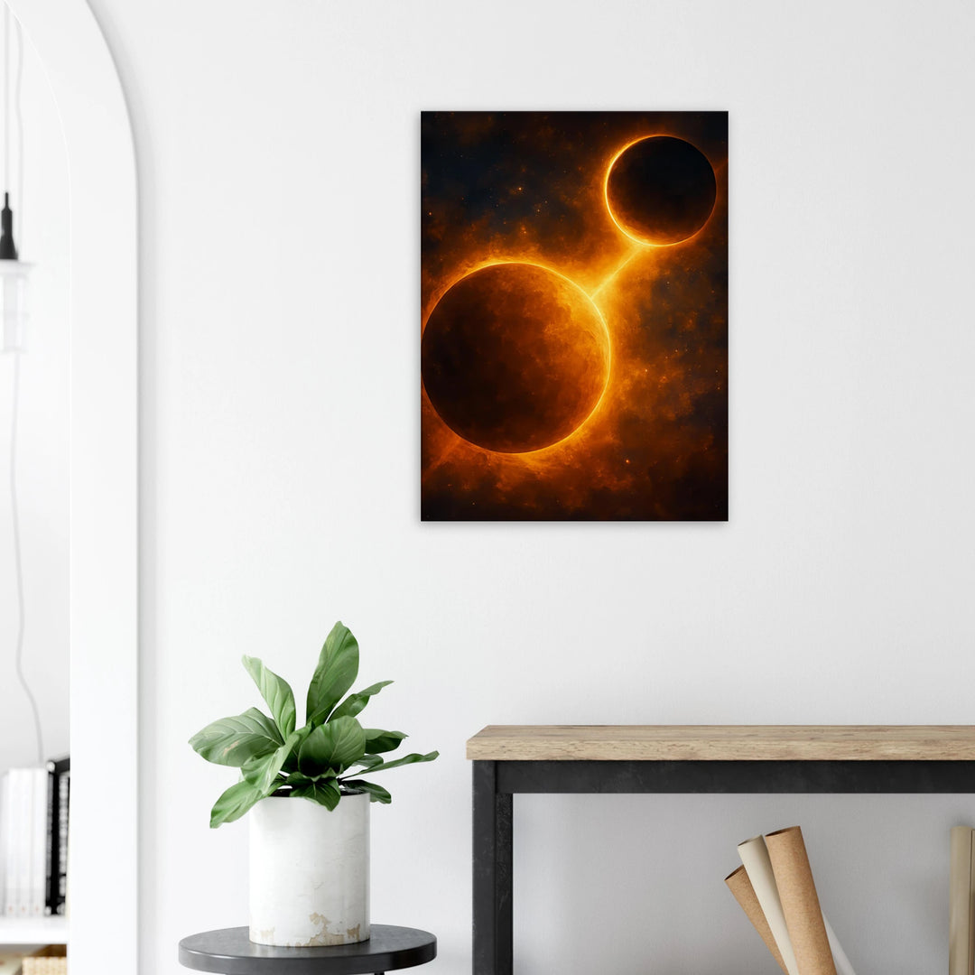 Golden Equinox – Wenn Himmel und Schatten sich berühren - Simpls space print-Print Material