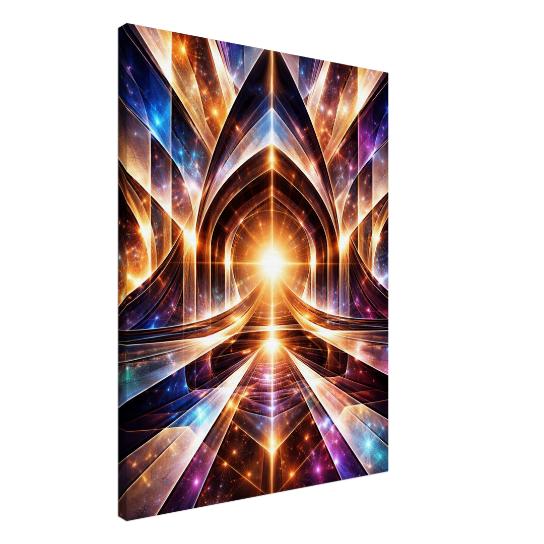 Vector Temple – Das leuchtende Tor zur inneren Dimension - Simpls space print - Print Material