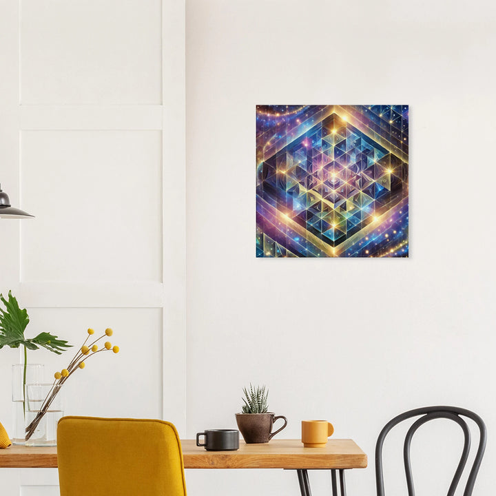 Geometrix - Leinwand - Simpls space print - Print Material