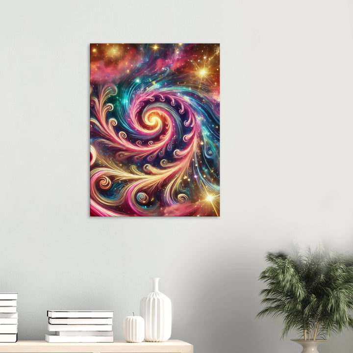 Cosmo Twist – Wenn das Universum tanzt - Simpls space print-Print Material