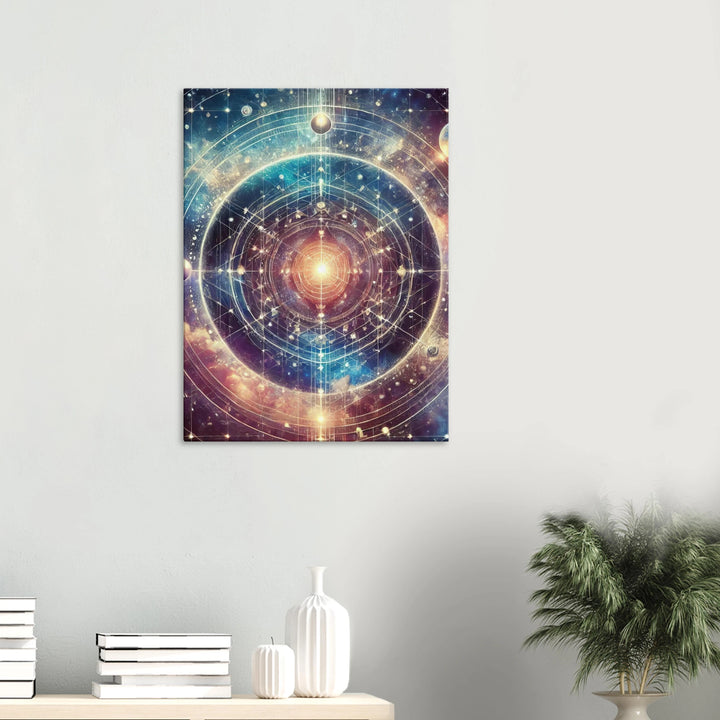 Golden Eye - Simpls space print-Print Material