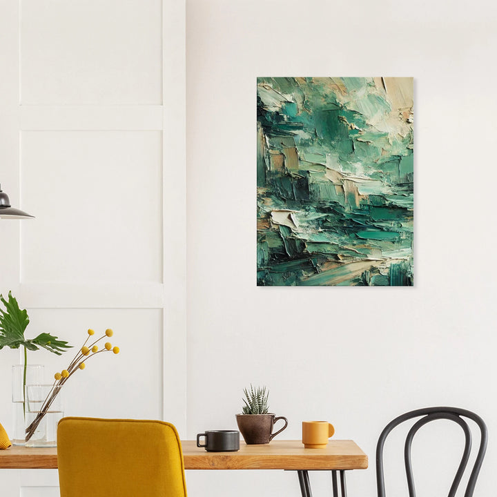 Resilience in Green - Leinwand - Simpls space print - Print Material