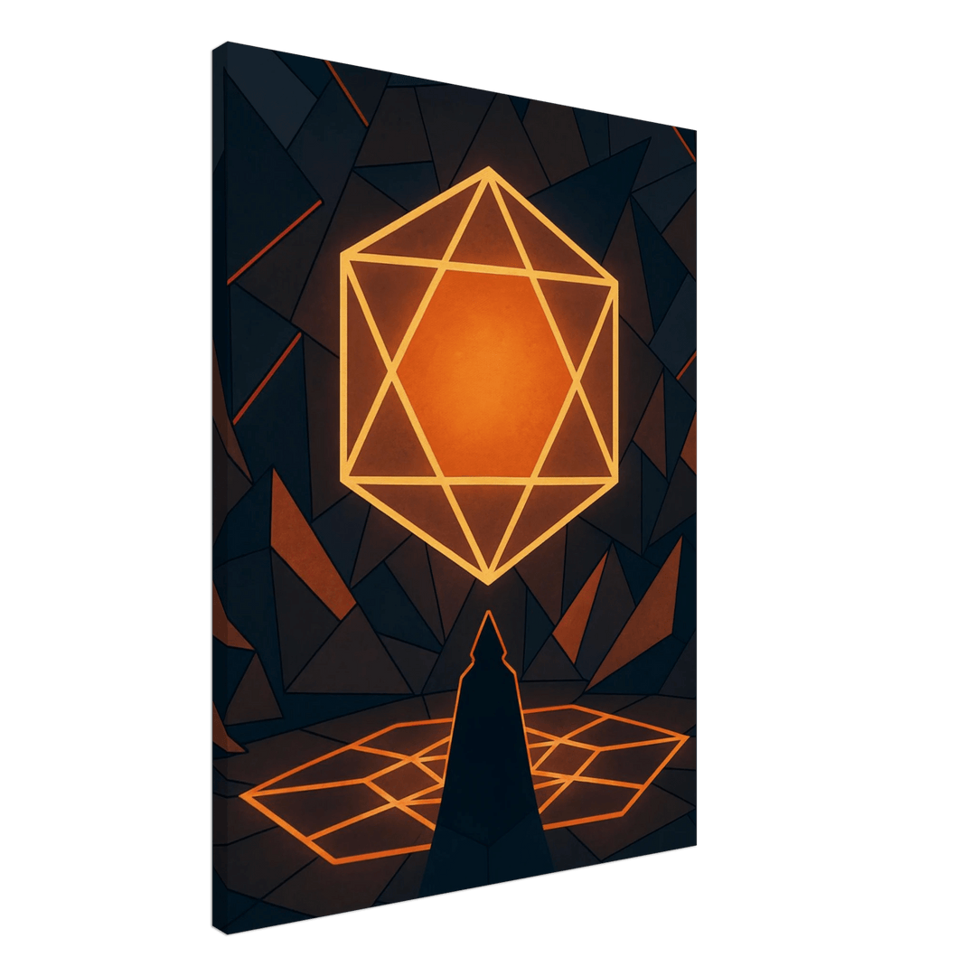 Polygon Ritual – Das Leuchten der inneren Offenbarung - Simpls space print - Print Material