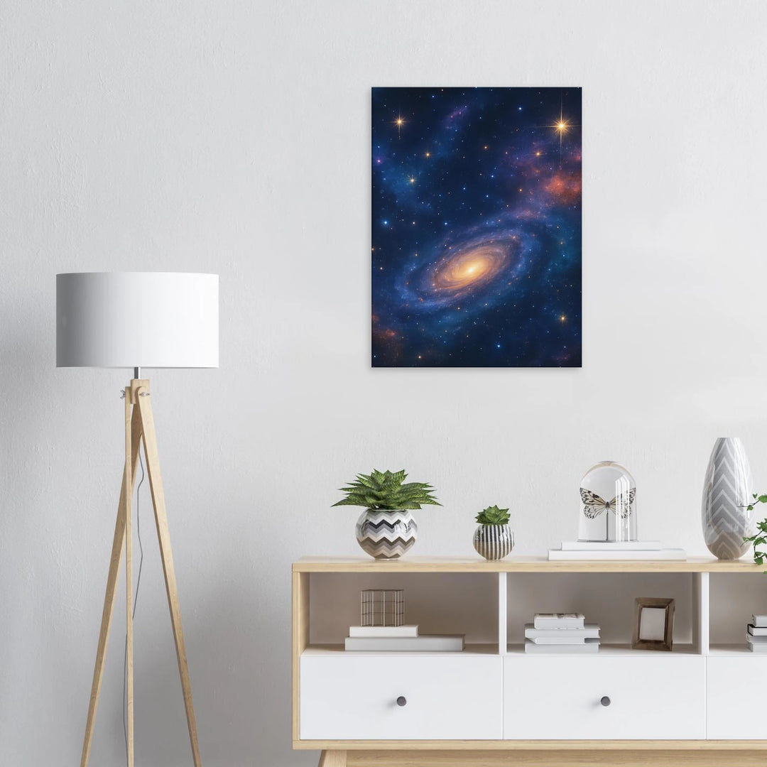 The Golden Core - Leinwand - Simpls space print - Print Material