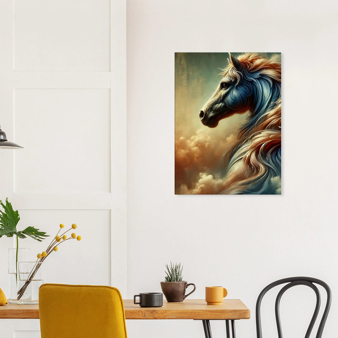 Horse – Die stille Kraft der Freiheit - Simpls space print-Print Material