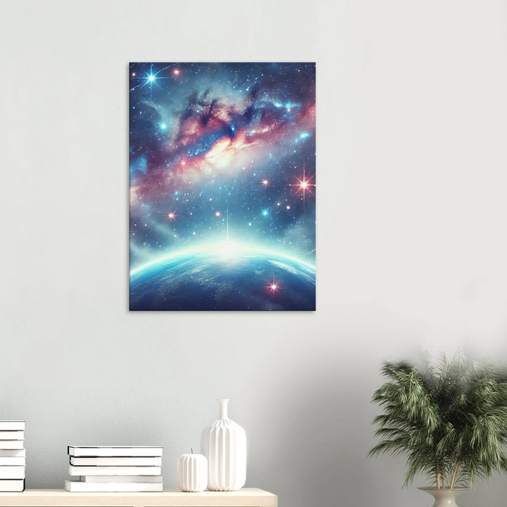 Space – Wo Ewigkeit beginnt und Stille leuchtet - Simpls space print-Print Material