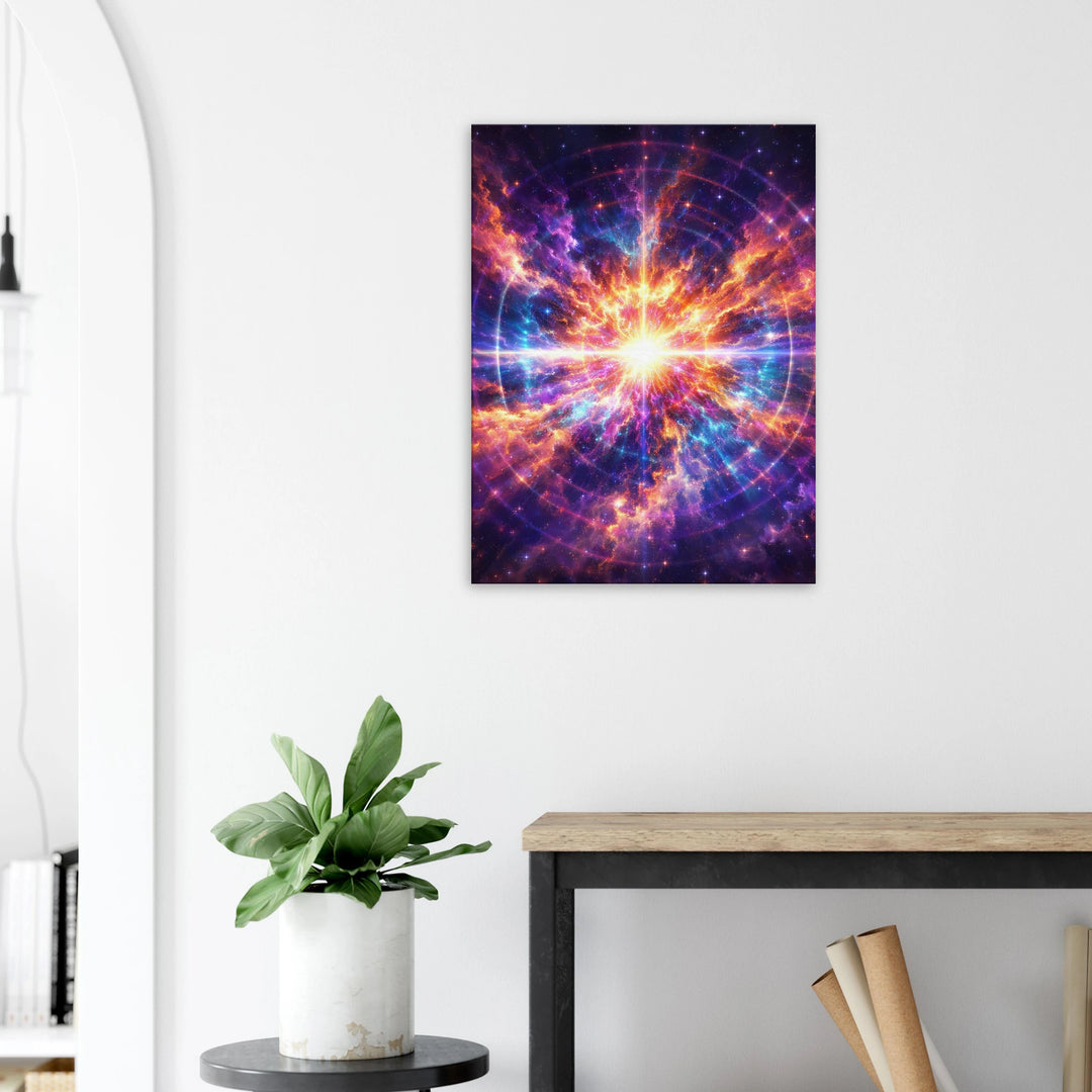 Nova Pulse – Energiegeladene Moderne für stilvolle Wohnräume - Simpls space print-Print Material