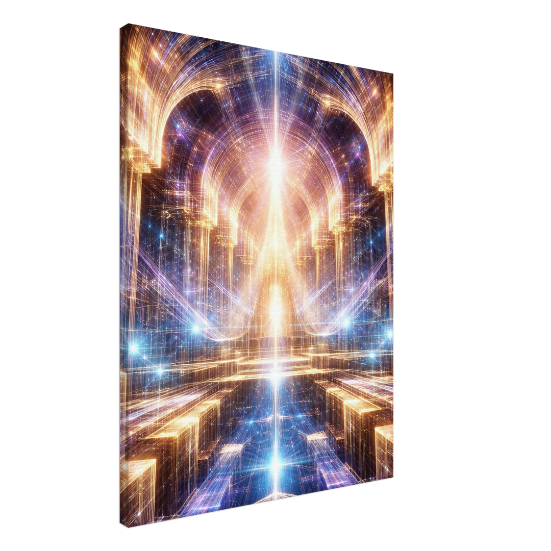 Fractal Dominion – Der Thron aus Licht und Unendlichkeit - Simpls space print - Print Material